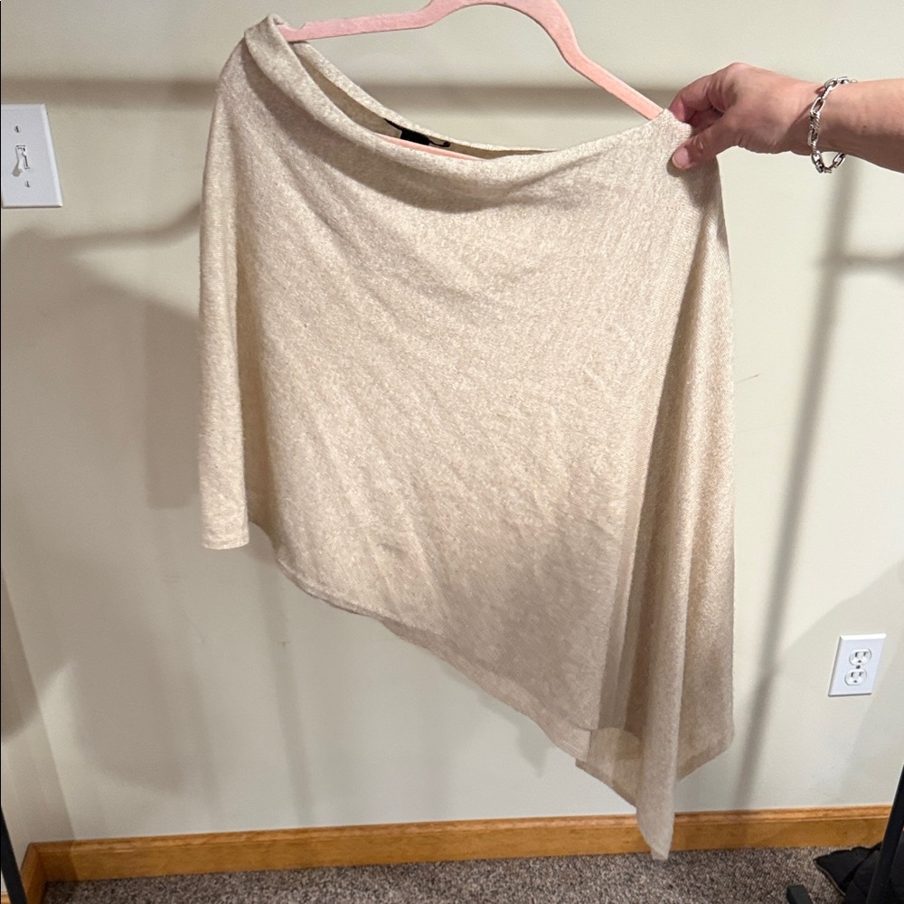 Tahari Beige Asymmetrical Skirt